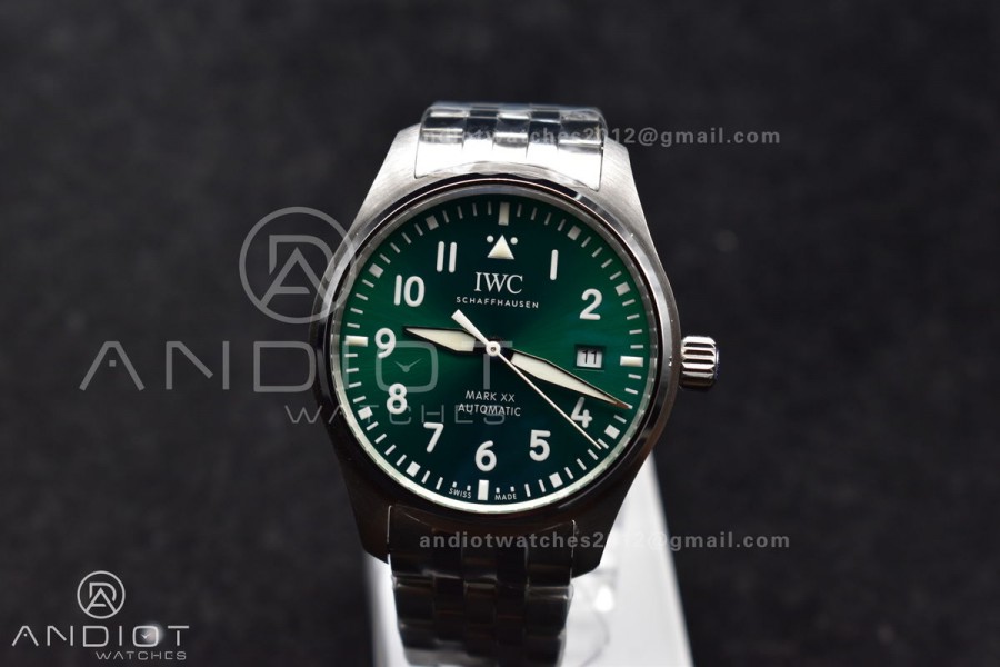Mark XX V7F 1:1 Best Edition Green Dial on SS Bracelet Asian2892