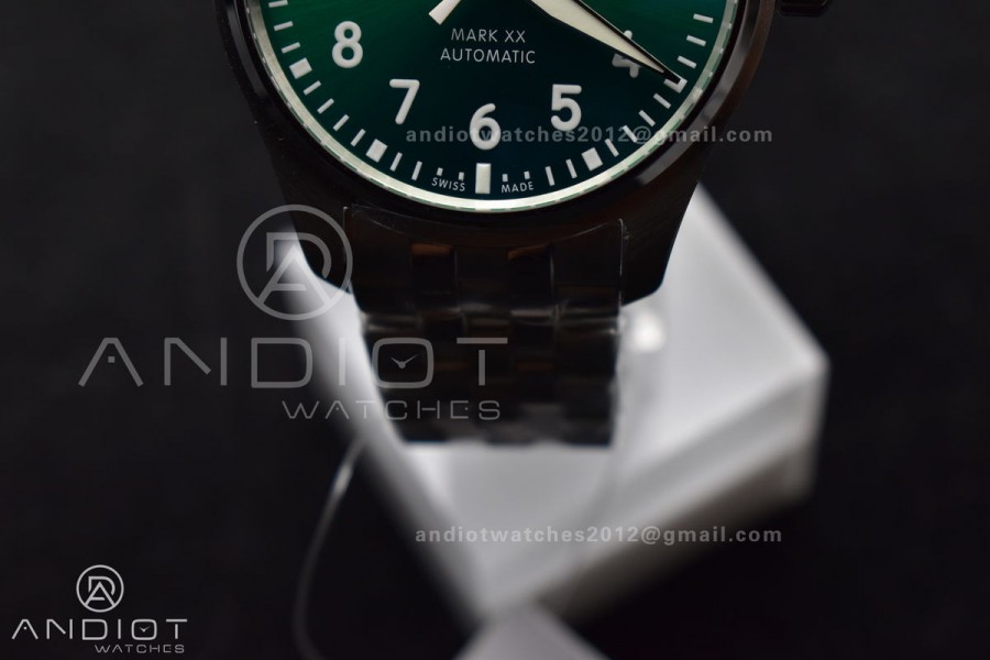 Mark XX V7F 1:1 Best Edition Green Dial on SS Bracelet Asian2892