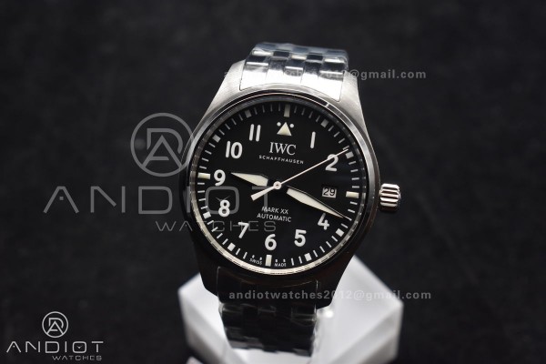 Mark XX V7F 1:1 Best Edition Black Dial on SS Brac...