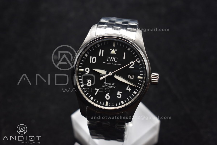 Mark XX V7F 1:1 Best Edition Black Dial on SS Bracelet Asian2892