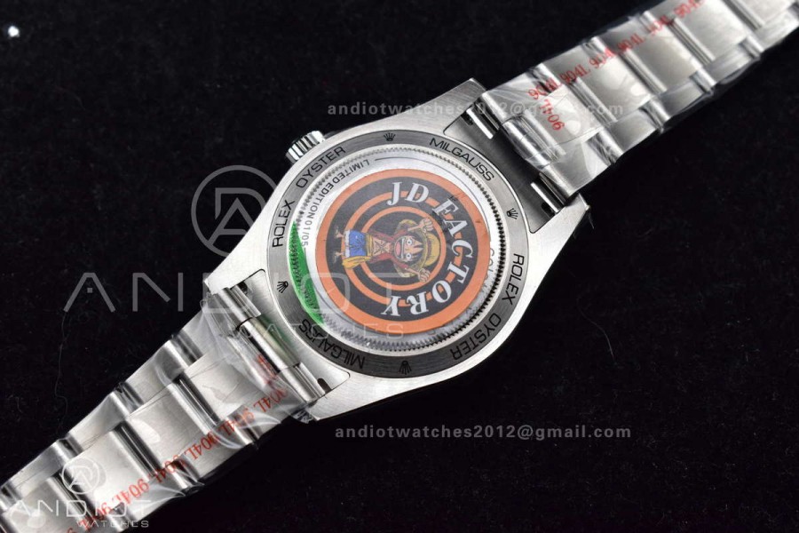 Milgauss Who Cares JDF 1:1 Best Edition 904L Steel on SS Bracelet VR3131