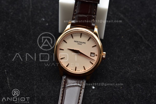 Calatrava 5227R SS 3KF 1:1 Best Edition White Dial...