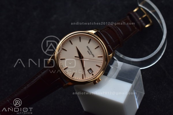 Calatrava 5227R SS 3KF 1:1 Best Edition White Dial...