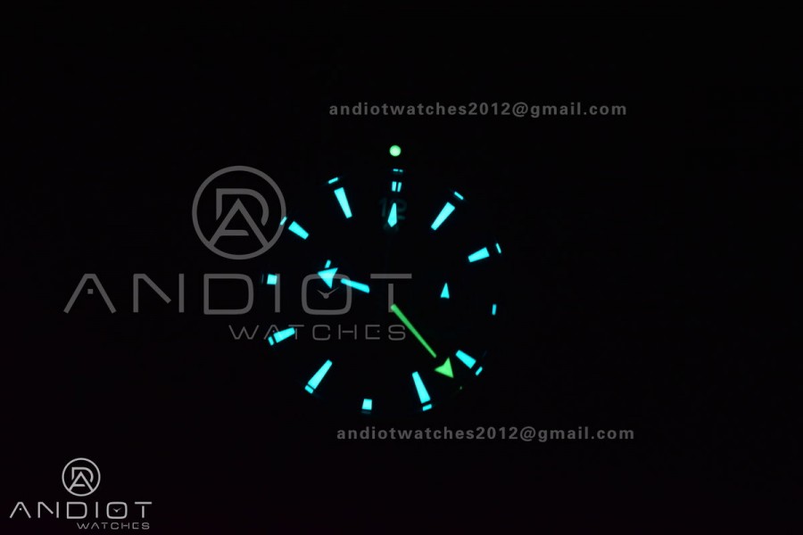 Planet Ocean Master Chrono Deep Black Ceramic M+SF 1:1 Best Edition Black Dial on Black Rubber Strap A9900