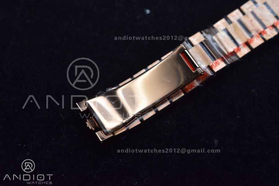 DayDate 36 RG QF Best Edition 904L Steel Silver Dial on President Bracelet vr3255 V5 (Gain Weight)