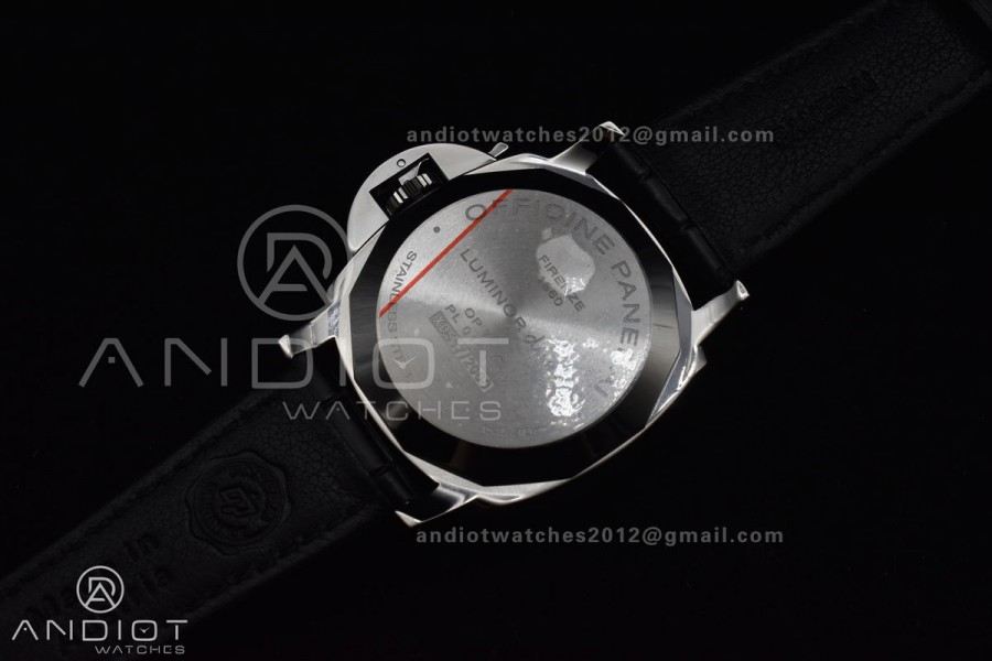 PAM1250 Luminor Due 42mm VSF Best Edition Gray Dial on Black Leather Strap P900