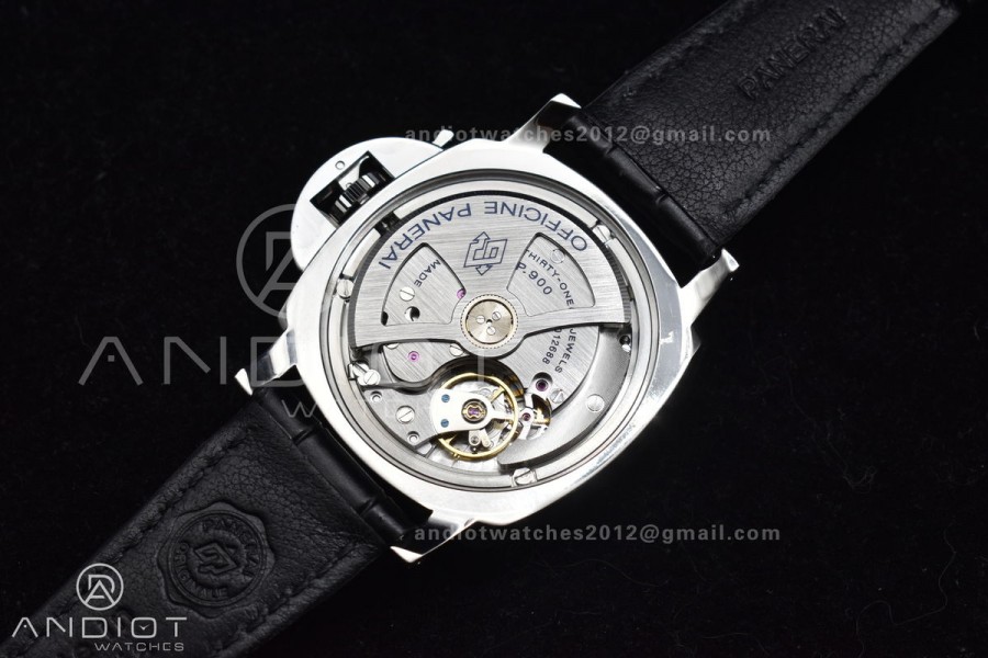 PAM1250 Luminor Due 42mm VSF Best Edition Gray Dial on Black Leather Strap P900