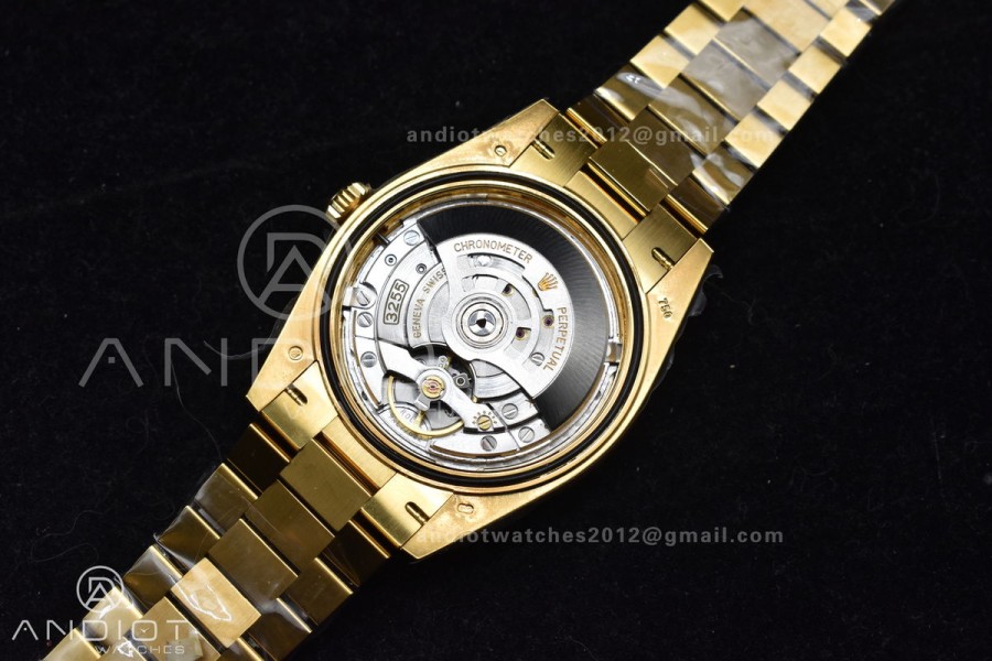 Day Date 40 YG 228238 ARF 1:1 Best Edition Gold Roman Dial On President Bracelet VR3255 (Gain Weight)