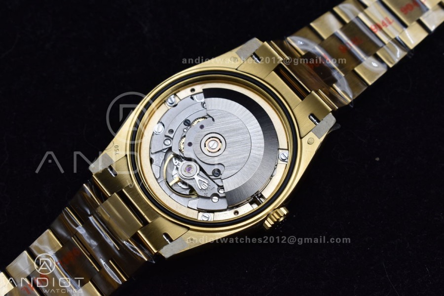 Day Date 36 YG RAF 1:1 Best Edition Red Carnelian Dial on YG Bracelet A2836