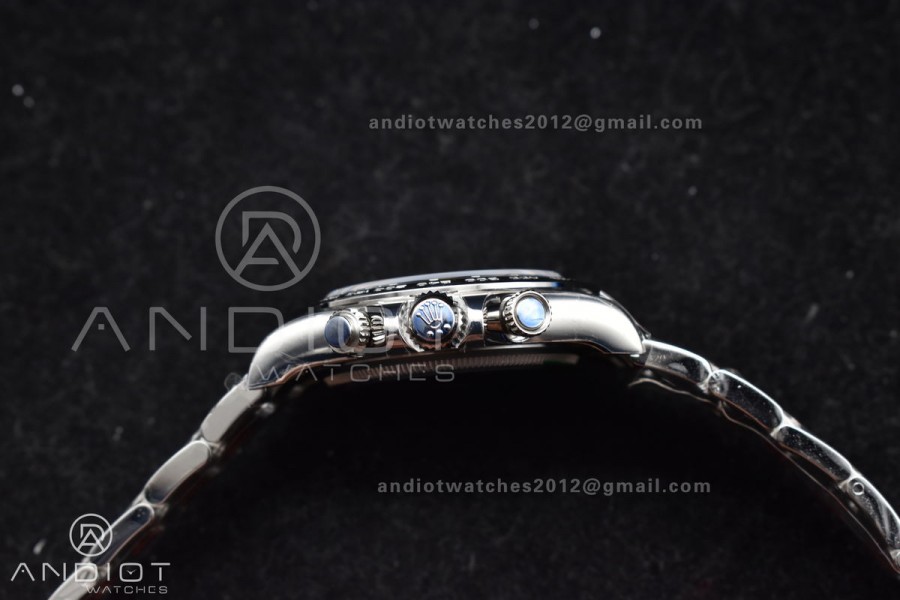 SBF/VS Factory 1:1 Rolex Daytona 126500 Black Dial in 904L Steel SL4801 Movement