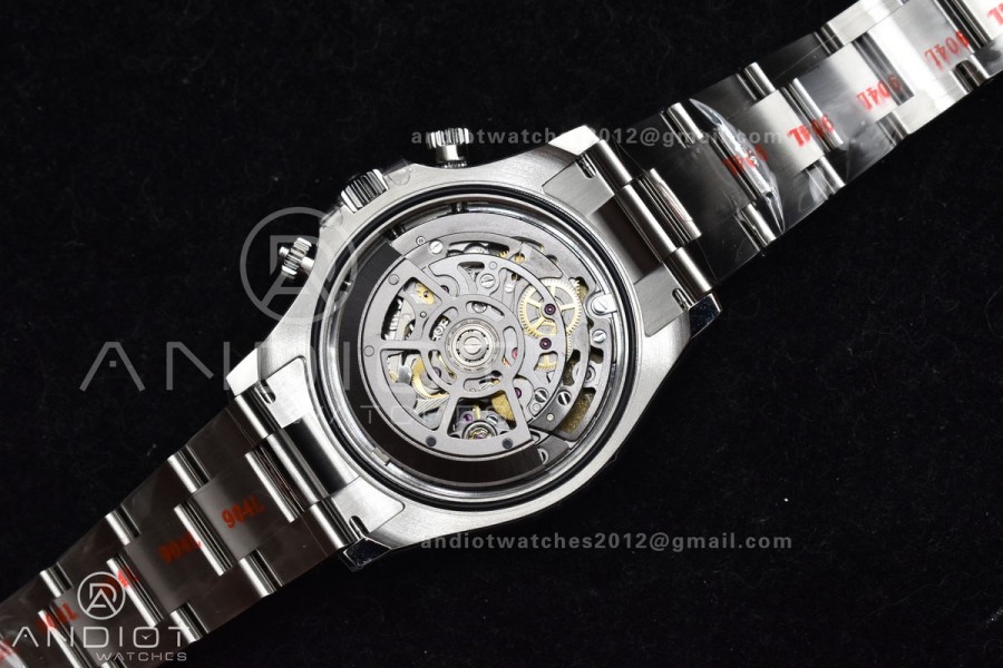 SBF/VS Factory 1:1 Rolex Daytona 126500 Black Dial in 904L Steel SL4801 Movement