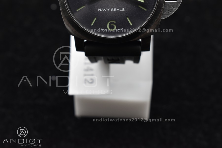 PAM1412 Navy SEALs VSF 1:1 Best Edition Iron Gray Dial on Rubber Strap P.9010 Clone
