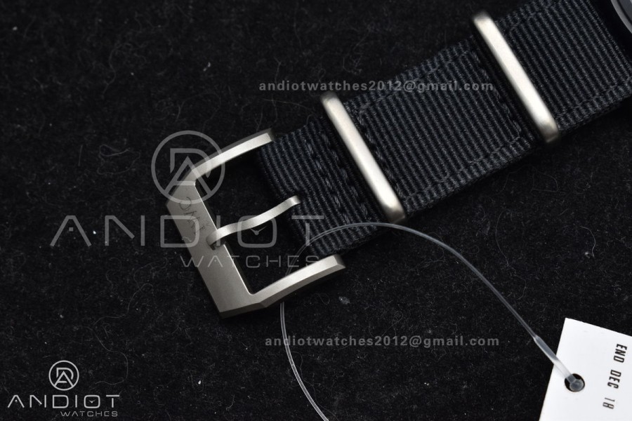 Pilot's Watch Top Gun Black Ceramic IW326901 V7F 1:1 Best Edition on Black Nylon Strap A32111