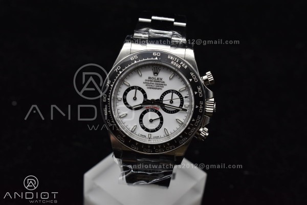 Daytona 126500 BTF 1:1 Best Edition 904L Steel Whi...