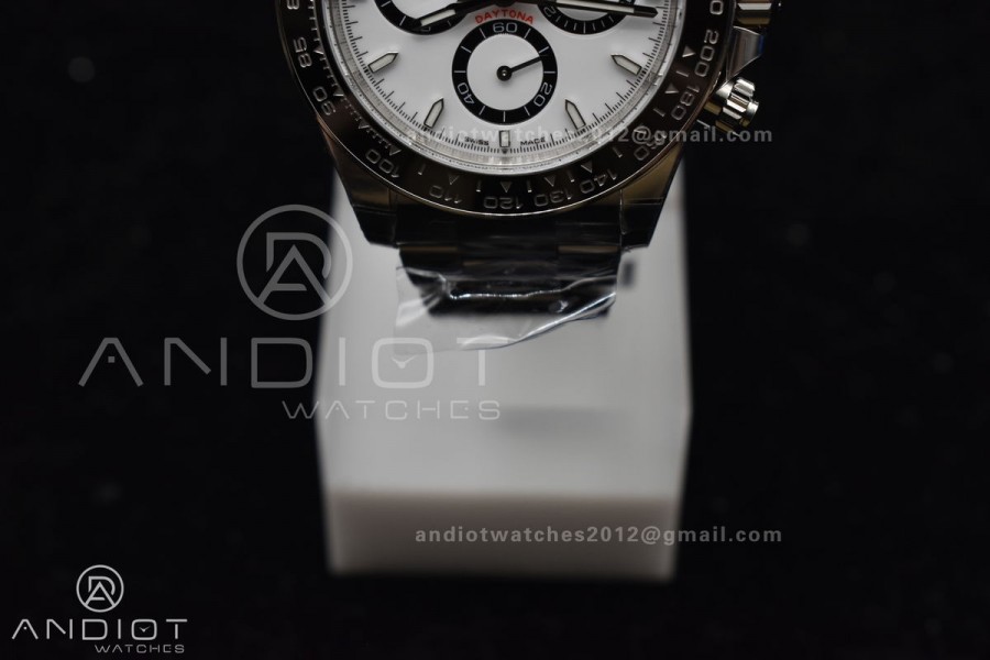 Daytona 126500 BTF 1:1 Best Edition 904L Steel White Dial on SS Bracelet DD4131 