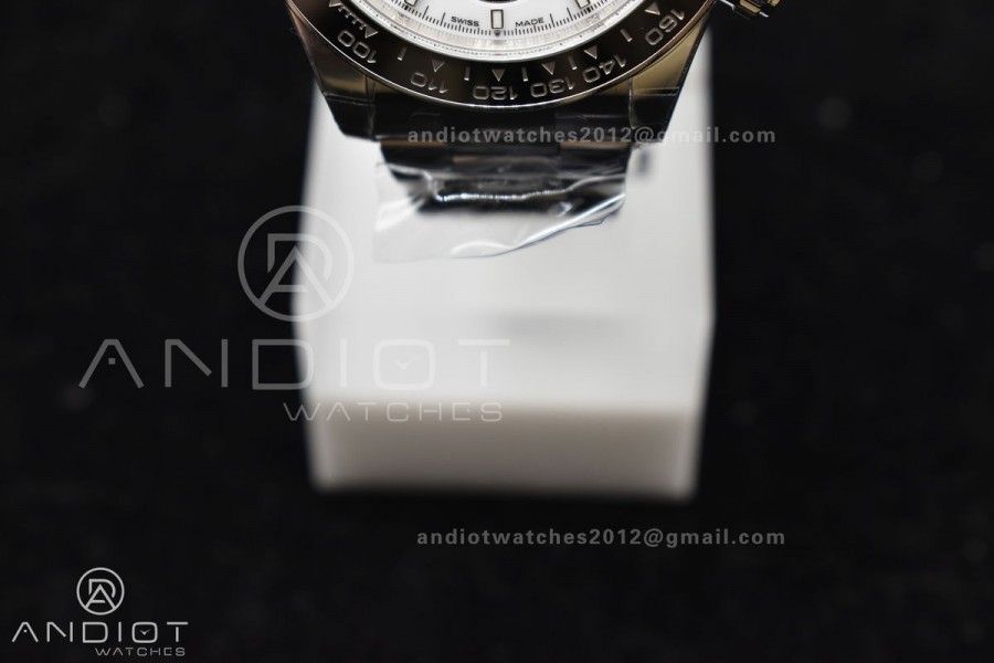 Daytona 126500 BTF 1:1 Best Edition 904L Steel White Dial on SS Bracelet DD4131 