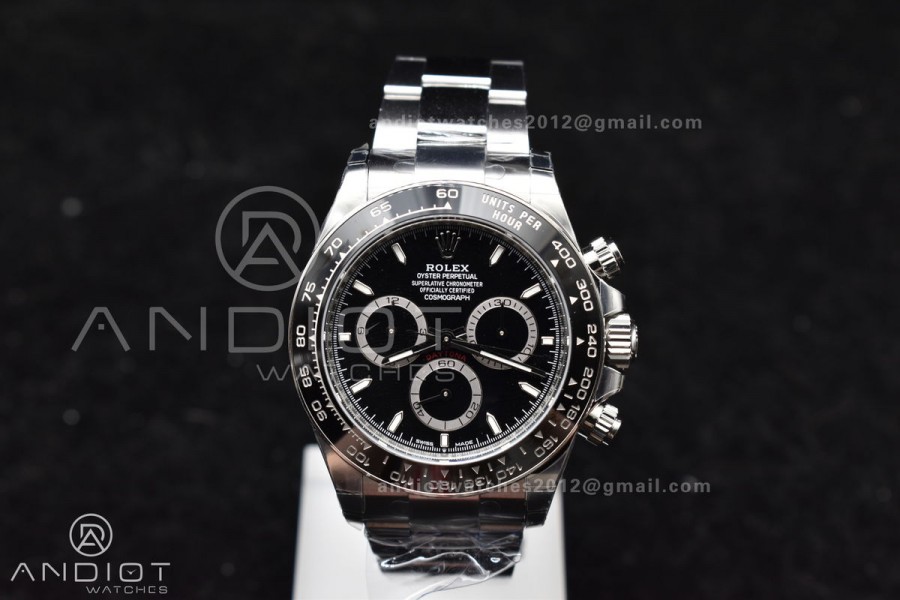 Daytona 126500 BTF 1:1 Best Edition 904L Steel Black Dial On SS Bracelet DD4131