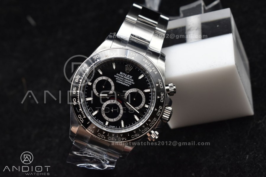 Daytona 126500 BTF 1:1 Best Edition 904L Steel Black Dial On SS Bracelet DD4131