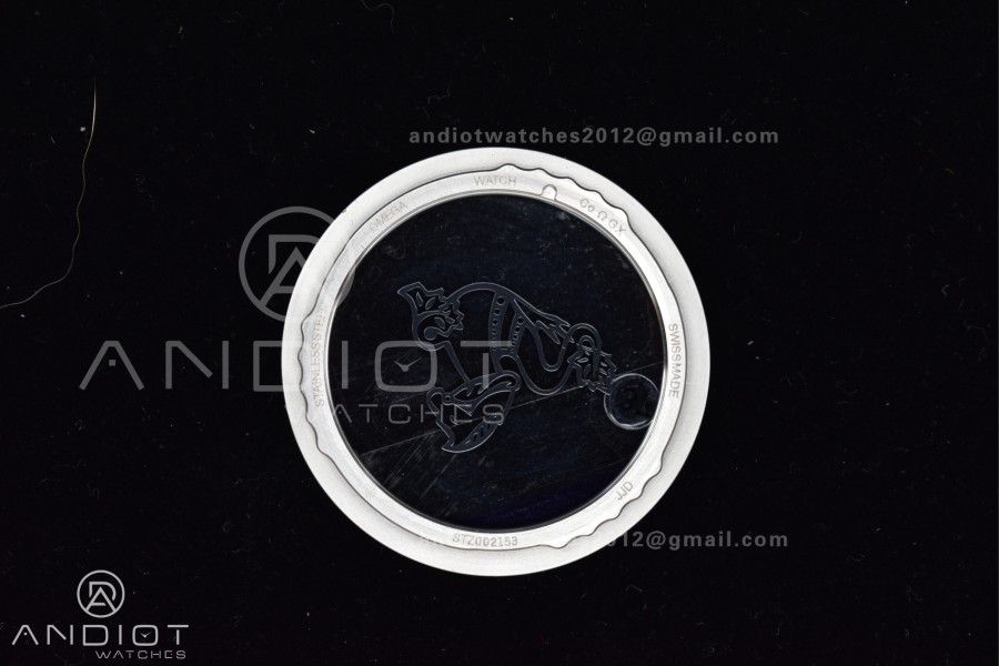 Planet Ocean 43.5mm SS VSF 1:1 Best Edition Gray Bezel Gray Dial on Black Rubber Strap A8900 Super Clone