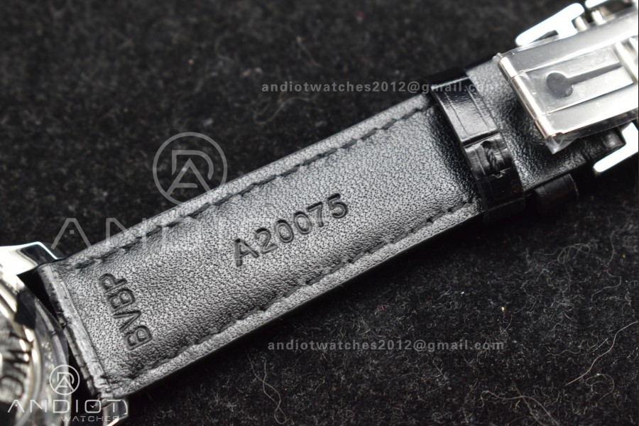 Portuguese Chrono IW3716 ZF 1:1 Best Edition Red Dial on Black Leather Strap A7750