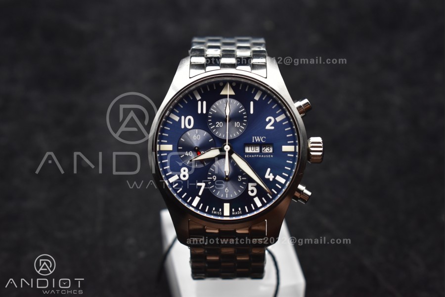 Pilot Chrono IW377717 "Le Petit Prince" 2016 ZF 1:1 Best Edition on New SS Bracelet A7750