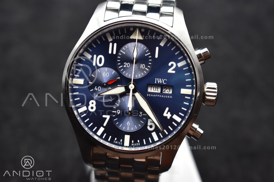 Pilot Chrono IW377717 "Le Petit Prince" 2016 ZF 1:1 Best Edition on New SS Bracelet A7750