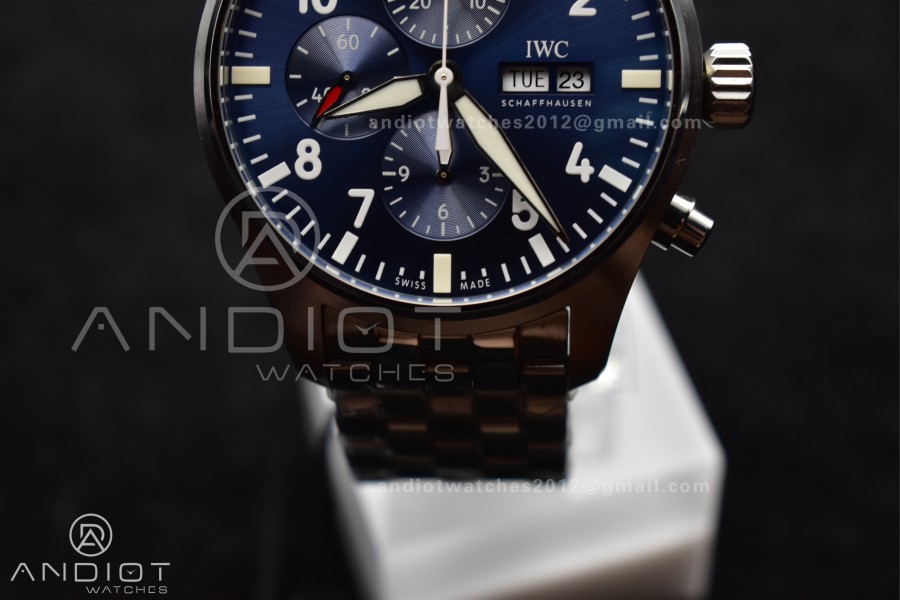 Pilot Chrono IW377717 "Le Petit Prince" 2016 ZF 1:1 Best Edition on New SS Bracelet A7750