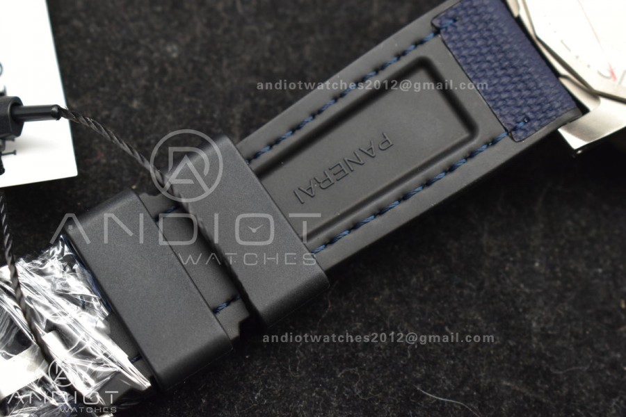 PAM1507 Submersible GMT Luna Rossa 42mm VSF 1:1 Best Edition on Blue Nylon Strap P900