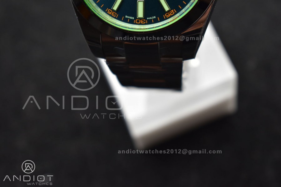 Milgauss 116400 GV VSF 1:1 Best Edition 904L Steel Blue Dial on SS Bracelet VS3131