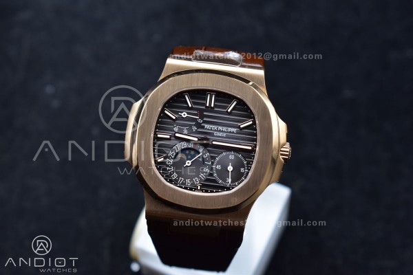 Nautilus 5712 RG PPF 1:1 Best Edition Brown Dial o...