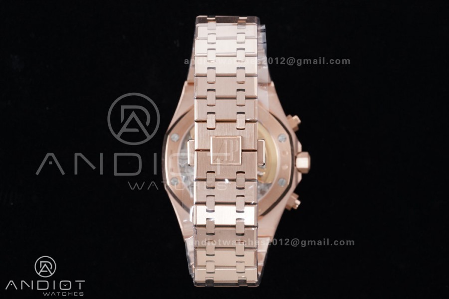 Royal Oak Chrono 26240 RG APSF 1:1 Best Edition Green Dial on RG Bracelet SA4401 Super Clone