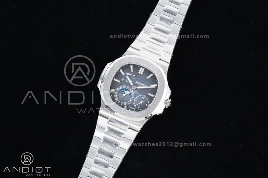 Nautilus 5712 SS PPF 1:1 Best Edition Tiffany Blue Dial on SS Bracelet PPF240 Super Clone V4